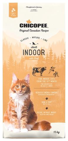 Купить CHICOPEE CNL Cat Adult Indoor Beef для кошек