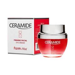 FarmStay Крем вокруг глаз с керамидами - Ceramide firming facial eye cream, 50мл