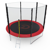 Батут с сеткой DFC PELPO 10ft с лестницей, RED фото №0