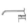 Cezares LEAF-BLI2-20-L-01-W0 LEAF-BLI2-20-L-01-W0 Смеситель для раковины встраиваемый однорычажный, на два отверстия, длина излива 20 см, исполнение Хром