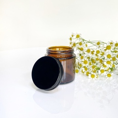 Банка янтарная для свечей 100 мл