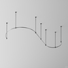 Шинопровод накладной/подвесной Maytoni Busbar trunkings flarity TRX154-2SR-D1200-B