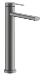 Смеситель для раковины высокий BELZ B11813-3 нержавеющая сталь, графит