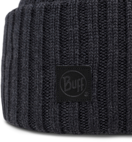 Картинка шапка-бини Buff Knitted Erviny Graphite - 4
