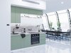 Прямая модульная кухня Фьюжн-01 Silky Mint/Silky White - Белый 2340*2300*600