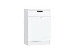 Тумба Стиль ТБ-601 с ящиком White Silk Белый