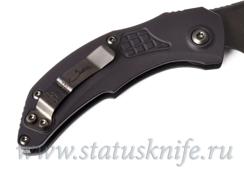 Нож Microtech Bastinelli Brachial 001 DLC Shadow 268A-1DLCTSH