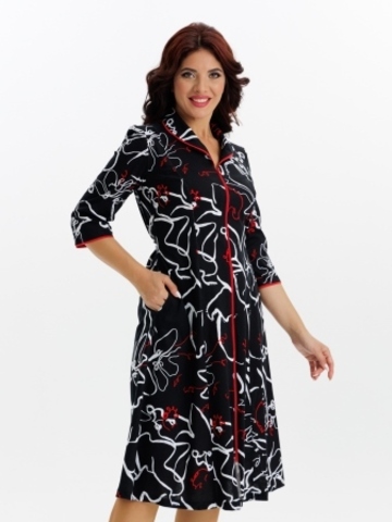 4564/1 Халат на молнии