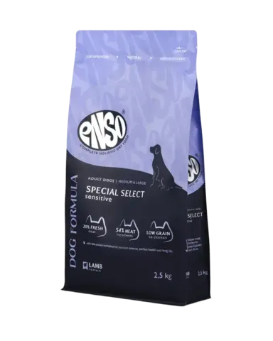 ENSO DF Special select сухой корм для взрослых сред/круп собак ягненок/томат 2,5 кг