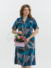 4536 Халат на пуговицах