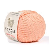 Пряжа Gazzal Baby Wool 834 персик