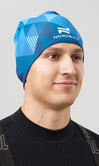 Элитная гоночная шапка Nordski Race Bom Blue