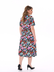 4536 Халат на пуговицах