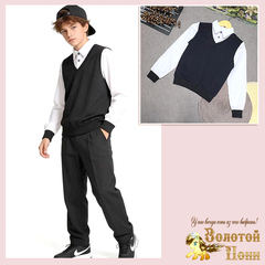 Джемпер-обманка м (9-13) 260415-WD195