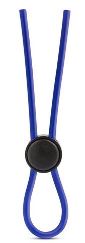 Синее эрекционное лассо Silicone Loop Cock Ring - Blush Novelties Stay Hard BL-31092