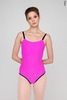 2 in 1 leotard | dark_sapphire-fuchsia