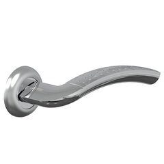 Ручка дверная Bravo A-426 (пром.) SC/C МатХром/Хром