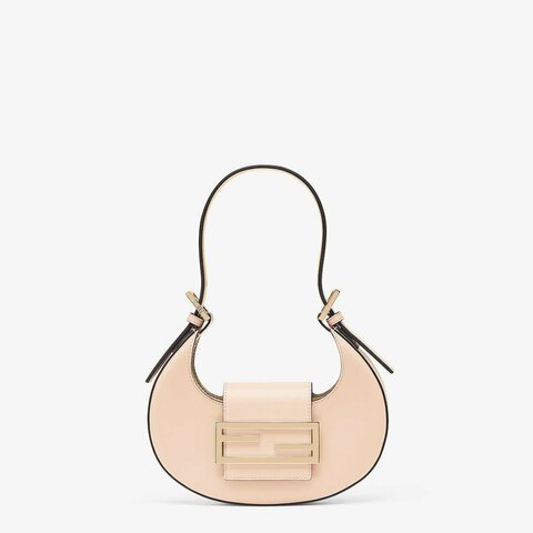 Сумка-хобо Fendi Cookie маленького формата светло-розовый