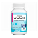 Морской Коллаген, Marine Collagen, Chikalab, 60 капсул 1