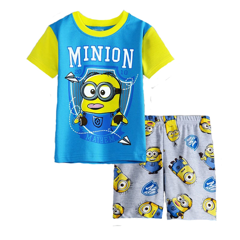 Детский комплект летней одежды для мальчика Minions
