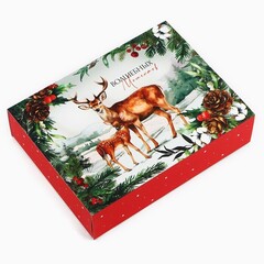 Коробка для сладостей «Сказка в лесу», 20 х 15 х 5 см