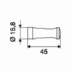 Крючок Emco Rondo 2 5075 001 01