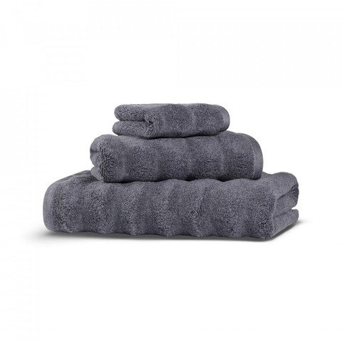 Полотенце 30х40 Hamam Ash Ribbed anthracite