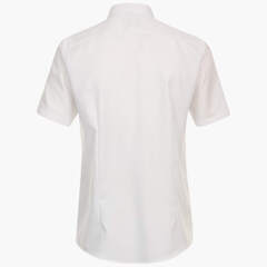 Сорочка мужская Venti Modern Fit 644251000-000 белая из фактурной ткани, короткий рукав