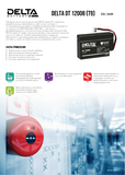 Аккумуляторная батарея DELTA BATTERY DT 12008 (T9)