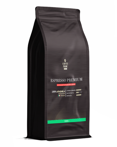 Кофе в зернах Coffee Prime Espresso Premium, 1 кг