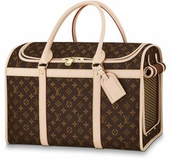 Сумка-переноска Louis Vuitton Dog Carrier 40 коричневый