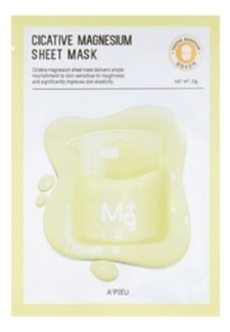 Тканевая маска для лица с магнием Cicative Magnesium Sheet Mask 22мл