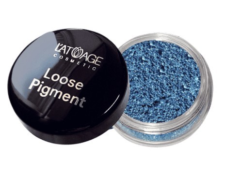 L’atuage Тени-пигмент для век "Loose Pigment" №616 небесно золотой