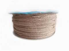 Шнур декоративный синтетический с люрексом 1,5мм розовое золото