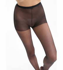 Прочные колготки с легким блеском 15 DEN DIM 1185_Черный