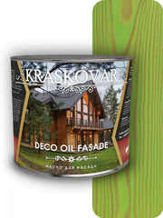 Масло для фасада Kraskovar Deco Oil Fasade зеленый лайм