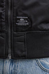 Бомбер Alpha Industries MA-1 Mod Flight Jacket Black (Черный)