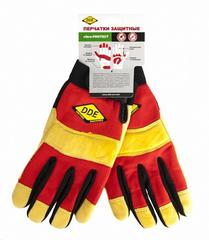 Перчатки DDE vibro-PROTECT  кожа /спандекс,  размер  M