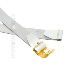 Купить солдатский ремень СССР - Магазин тельняшек.ру 8-800-700-93-18Ремень кожаный Солдатский СССР Белый с латунной пряжкой в Магазине тельняшек