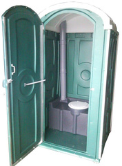 Мобильная туалетная кабина с накопительным баком на 250 литров (2185х1200х1200мм)