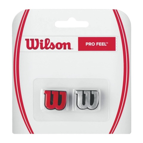 Набор виброгасителей Wilson Pro Feel (красный/серебристый) (2шт)