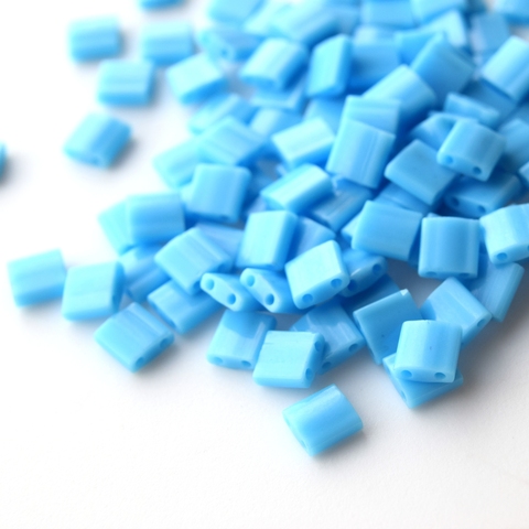 TL-0413 Бисер Миюки тила/Miyuki Tila Opaque Turquoise Blue
