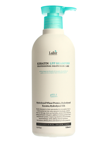 Кератиновый бессульфатный шампунь для волос Keratin LPP Shampoo LADOR