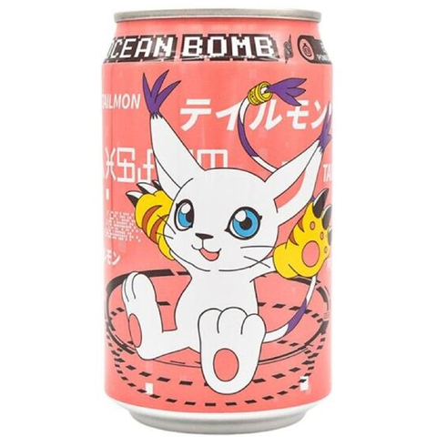 Газированный напиток с голубикой Pokemon Tailmon Ocean Bomb Sparkling water, 330 мл