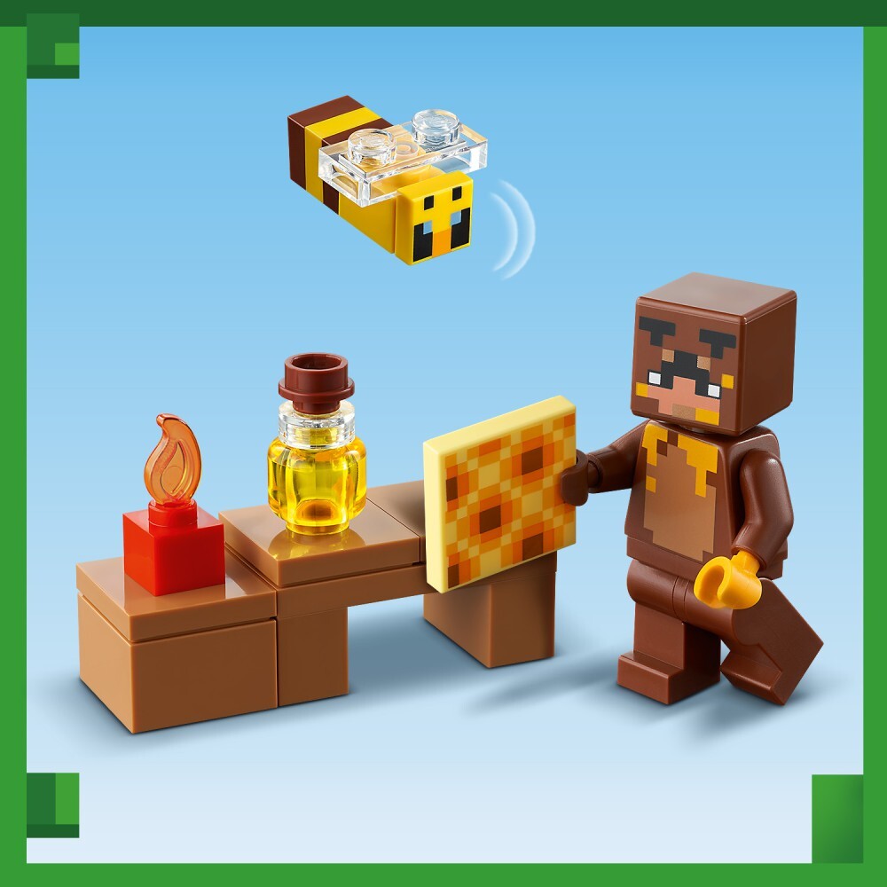 LEGO Minecraft — Пчелиный улей 21241 / артикул 21241 / GTIN 5702017415161 –  купить за 2 370 ₽ | Yomamaz (Ёмамаз) - европейский супермаркет. Доставка  оригинальных товаров из Европы