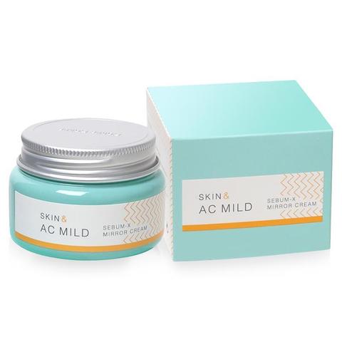 ХХ Skin&Ac Крем для проблемной жирной кожи 60мл Skin&Ac Mild Sebum-X Mirror Cream 60мл