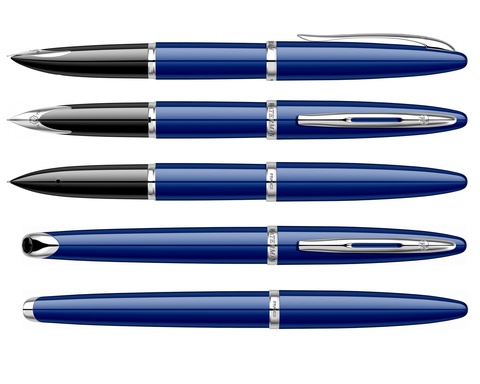 Ручка перьевая Waterman Carene Vivid Blue Lacquer ST, F (S0839460)