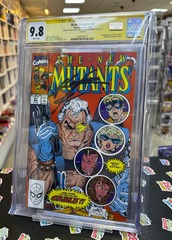 The New Mutants #87 CGC 9.8 (С автографами Rob Liefeld и Josh Brolin)