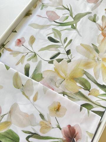 Постельное белье 2 спальное евро Mirabello Clematis серо-розовое