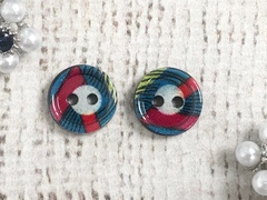 Пуговицы костюмные, d 1,1 см, 2 прокола